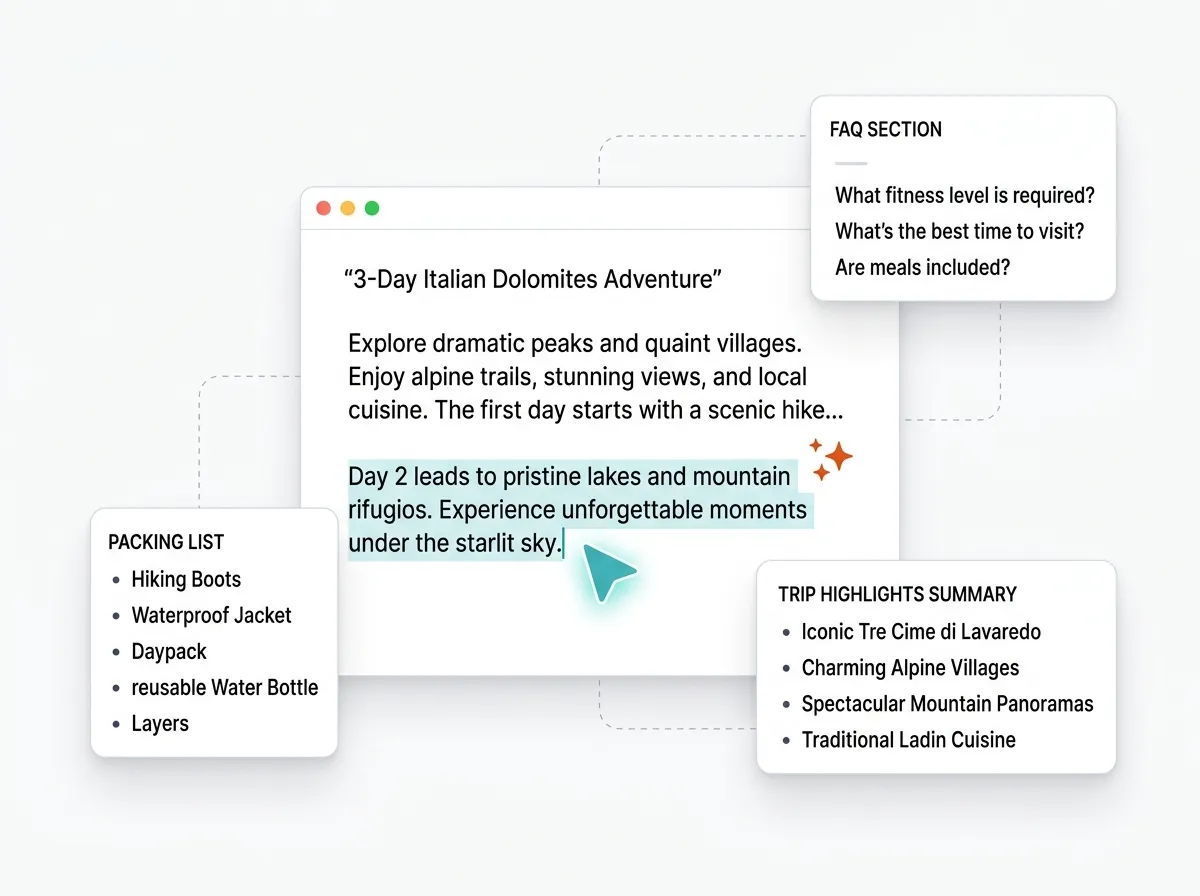 AI That Writes Like an Expedition Leader