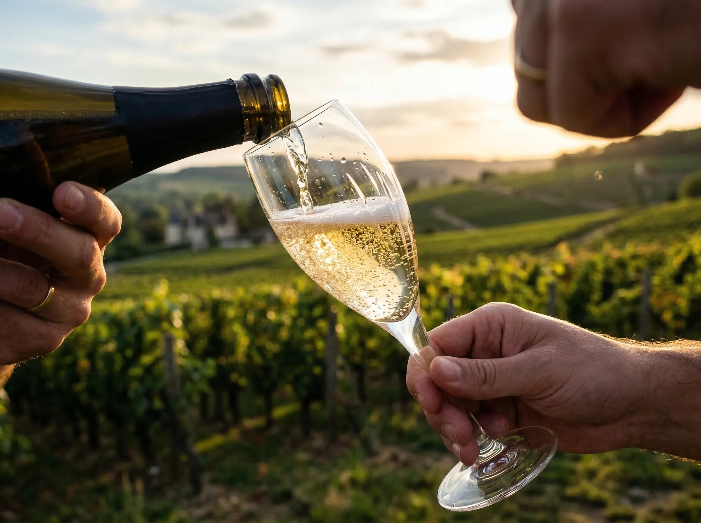 Champagne and sparkling wine tasting experience
