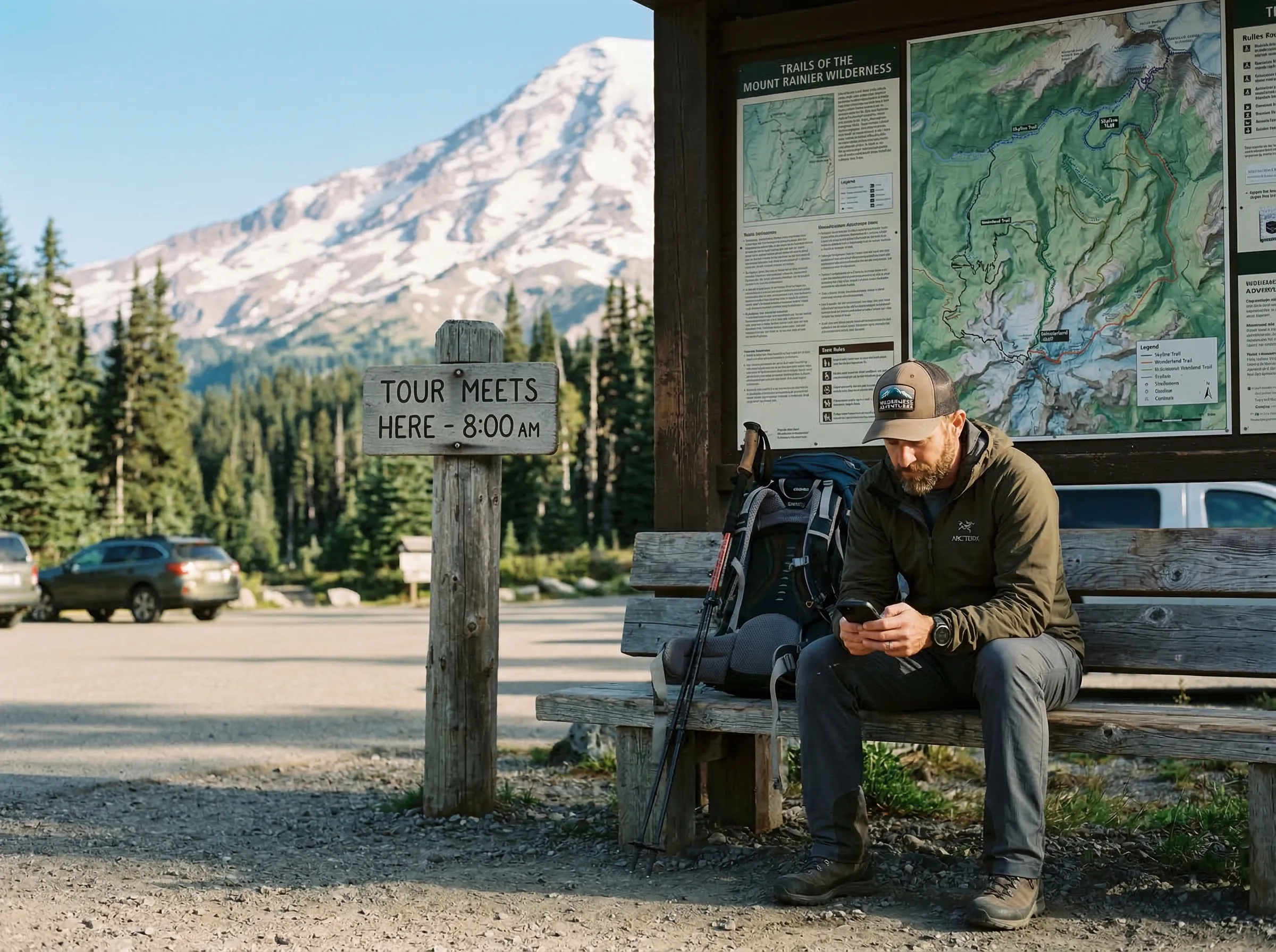 hiking tour & outdoor adventure operator struggling with their website