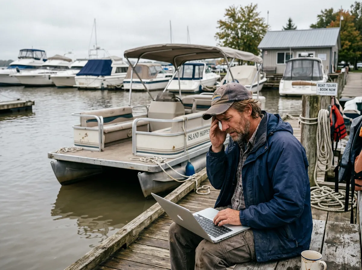 boat tour, rental & charter operator struggling with their website