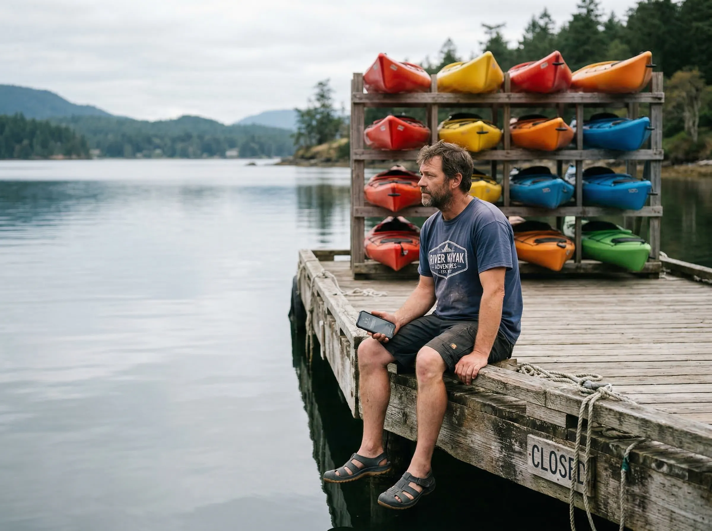 kayak tour, canoe rental & paddling operator struggling with their website