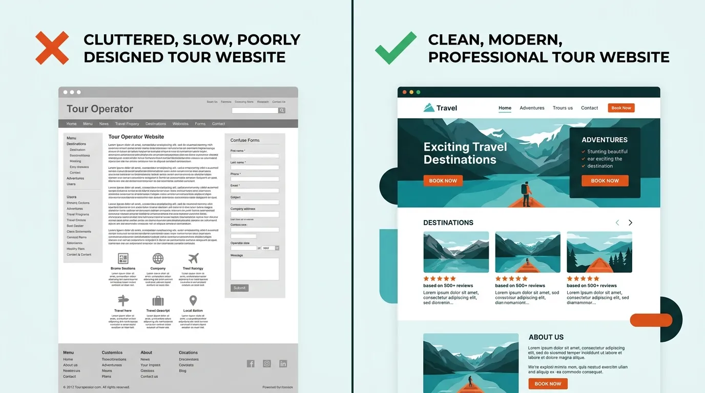 Tour Operator Website Design That Books